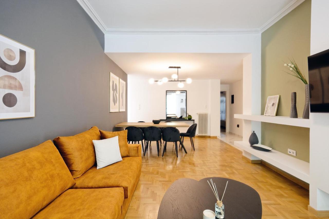 Elegant Big Apartment In Athens Center With Balcony Esterno foto